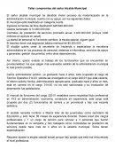 Taller compromiso del señor Alcalde Municipal