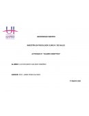 MAESTRÍA EN PSICOLOGÍA CLÍNICA Y DE SALUD ACTIVIDAD #1 “CUADRO SINOPTICO”REFERENCIAS BIBLIOGRÁFICAS