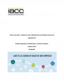 Cadena de valor, definiendo las actividades claves de la organización