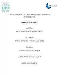 CONOCIMIENTO ADOLESCENTE. Página 1