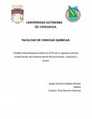 RECONOCIMIENTO DE AGENTES QUMICOS PARA LOS EMPLEADOS