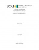 Producción de Contenidos para Medios 1 Un gran cambio