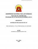 SISTEMA DE RECAUDACION DEL IGV