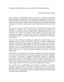 Competitividad Empresas Turísticas, un análisis desde el enfoque sistémico