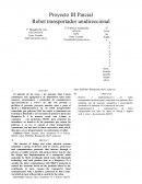 Robot transportador unidireccional