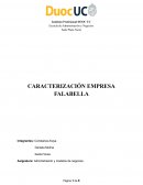 CARACTERIZACIÓN EMPRESA FALABELLA