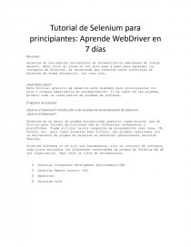 Introduccion a Selenium. Página 1