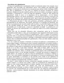 El problema de la globalización