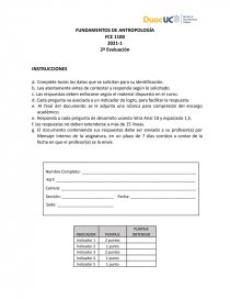 FUNDAMENTOS DE ANTROPOLOGÍA. Página 1
