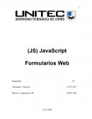 JavaScript Formularios Web