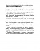 ¿Qué significa que el producto es resultado de decisiones individuales?