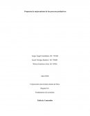 Propuesta de mejoramiento de los procesos productivos
