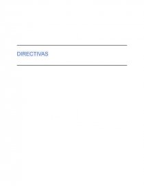 Sistemas Operativos -Directivas. Página 1