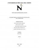 INFORME SOBRE LOS METODOS DE INVESTIGACION EN LA PSICOLOGIA