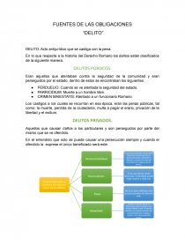 Delitos Derecho Romano. Página 1