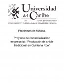 Producción de chicle tradicional en Quintana Roo