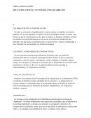 EDUCACION, CIENCIA Y TECNOLOGIA