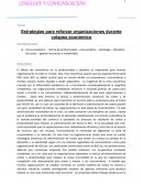 Estrategias para reforzar organizaciones durante colapso económico