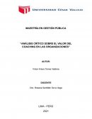 Análisis crítico sobre el valor del coaching en las organizaciones