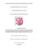 INVESTIGACIÓN CUALITATIVA DE LOS PRINCIPALES ASPECTOS SOCIO CULTURALES Y PROBLEMAS DE SALUD DEL PERÚ