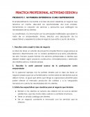 Practica profesional Mi primera experiencia como emprendedor