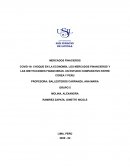 MERCADOS FINACIEROS COVID-19: CHOQUE EN LA ECONOMÍA