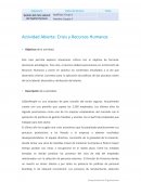 Actividad Abierta: Crisis y Recursos Humanos