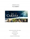 INFORME DE LECTURA “LA CABAÑA”