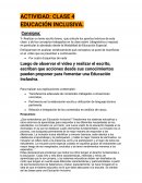 CLASE 4 EDUCACIÓN INCLUSIVA