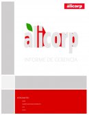 INFORME DE GERENCIA DE ALICORP