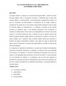 EL GASTO PUBLICO Y EL CRECIMIENTO ECONÓMICO DEL PERU