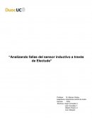Analizando fallas del sensor inductivo a través de Electude