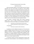 EL COMERCIO INTERNACIONAL DESDE LA VISION DE MARX