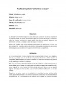 Reseña sobre la película "12 hombres en punga"