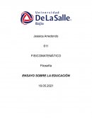 ENSAYO SOBRE LA EDUCACIÓN