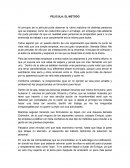 Informe de reacción película el método