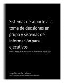 ¿Qué es un GDSS y un SIE?