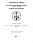 IMPACTO ECONÓMICO DEL ACCESO A INTERNET EN EL CRECIMIENTO AÑO 2015-2021