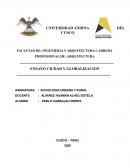 ENSAYO CIUDAD Y GLOBALIZACION