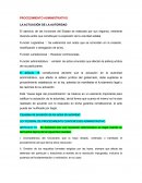 PROCEDIMIENTO ADMINISTRATIVO. LA ACTUACIÓN DE LA AUTORIDAD