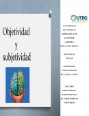 OBJETIVIDAD Y SUBJETIVIDAD EN EL CONOCIMIENTO CIENTÍFICO