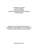 DISMINUIR LA TASA DE CASOS DE DESNUTRICIÓN EN LOS HABITANTES DEL SECTOR VENEZUELA “I” DE LA PARROQUIA LOS GUASIMITOS DEL MUNICIPIO OBISPO DEL ESTADO BARINAS