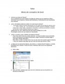 Taller Básico de conceptos de Excel