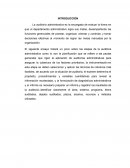 Estapas de la auditoría administrativa