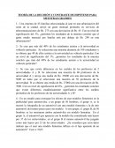 TEORÍA DE LA DECISIÓN Y CONTRASTE DE HIPÓTESIS PARA MUESTRAS GRANDES