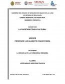 LA ESCUELA EN LA COMUNIDAD INDIGENA