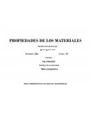 TABLA COMPARATIVA DE LOS MATERIALES