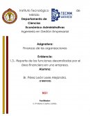 Finanzas de las organizaciones