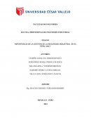 Importancia de la gestión de la seguridad industrial en el Perú