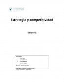 Estrategia y competitividad Taller n°1